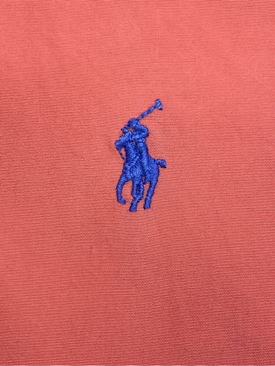 Ralph Lauren Other - Ralph Lauren Large Classic Fit Short Sleeve Button Down Blue Pony Cantaloupe